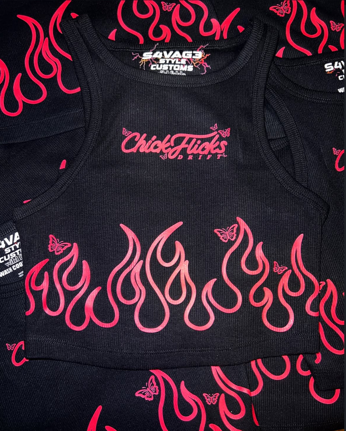 ChickFlicks Crop Tanks