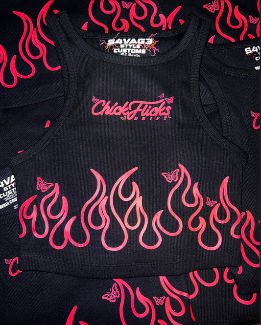 ChickFlicks Crop Tanks